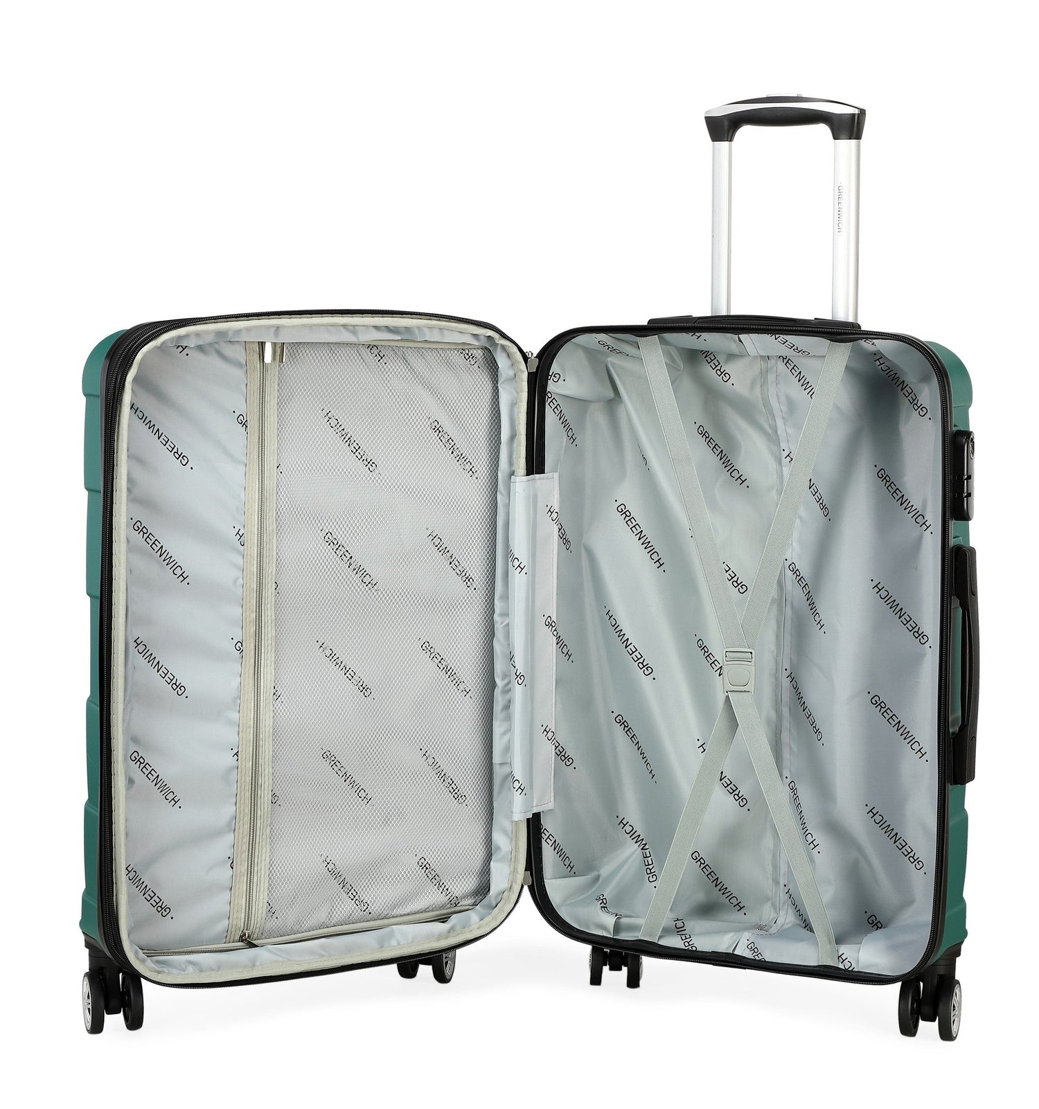 Extensible small suitcase set and bagpest bag Greenwich