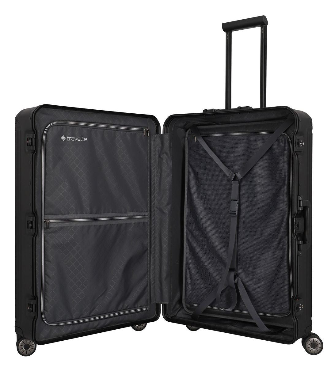 TRAVELITE - Large aluminum suitcase Next 2.0 - 77cm