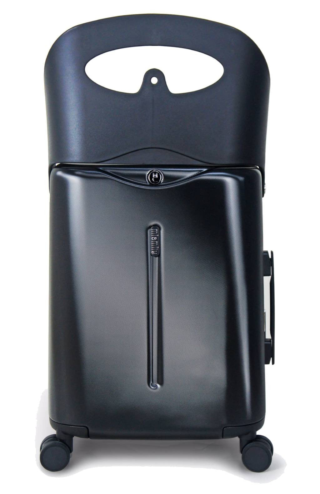 MIAMILY Cabin suitcase With a seat -Carry on -Midnight Black