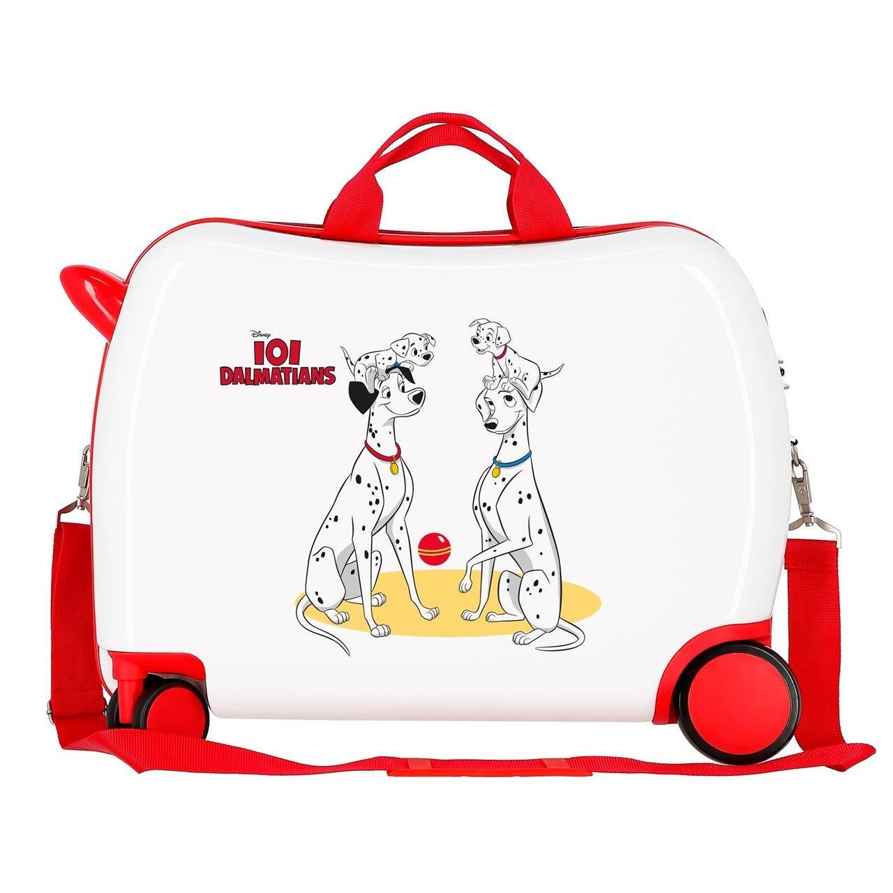 Children's suitcase DISNEY 2 multidirectional wheels dalmatians family