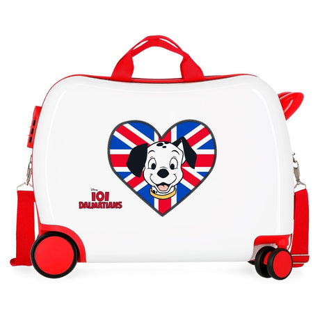 Children's suitcase DISNEY 2 multidirectional wheels Dalmatians Lucky