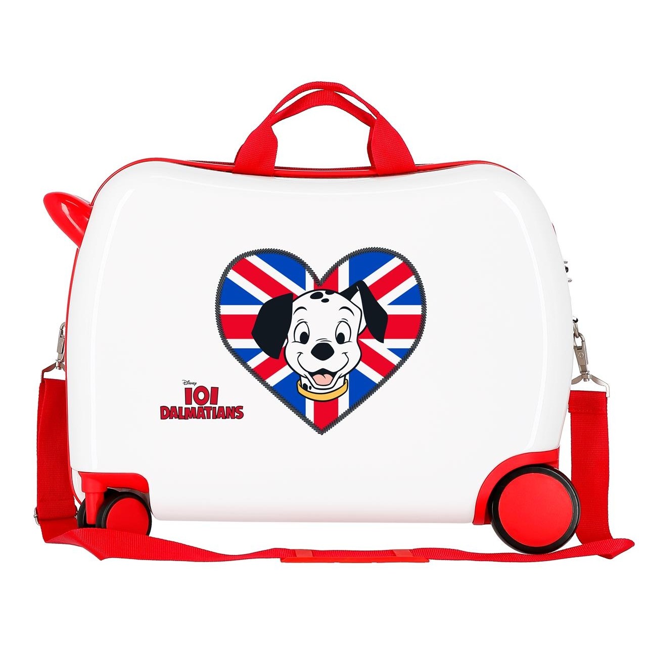 Children's suitcase DISNEY 2 multidirectional wheels Dalmatians Lucky