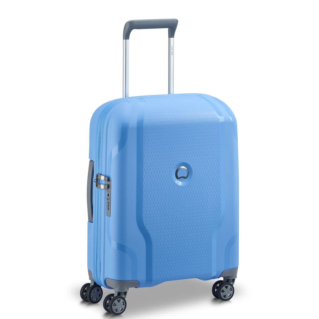 DELSEY Cabin suitcase SLIM 55CM CLACELED MATERIAL