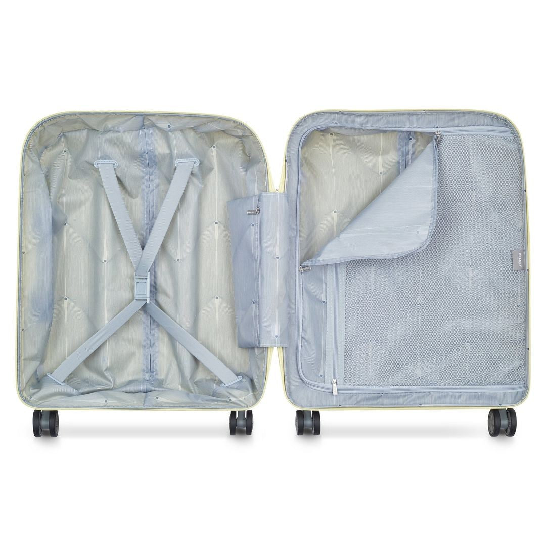 DELSEY Cabin suitcase SLIM 55CM CLACELED MATERIAL