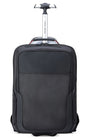 DELSEY PARVIS + Travel backpack with wheels 2 compartments 17.3 ”Black