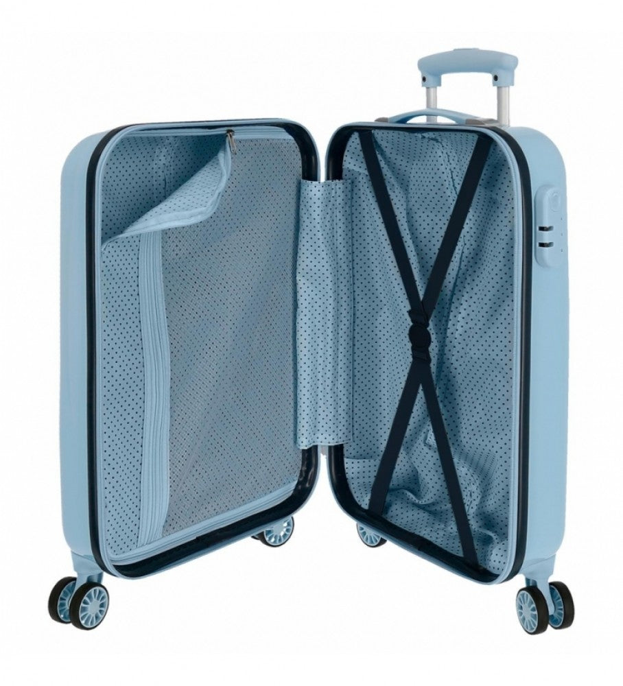 Cabin suitcase Minnie Hi Love Rigid Blue