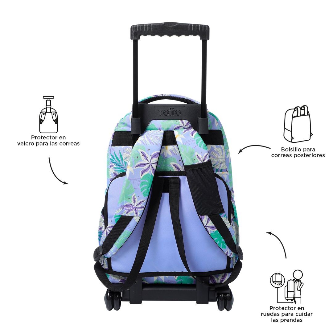 TOTTO School backpack with wheels - 4QC lines