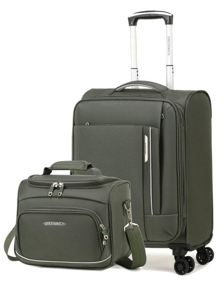 GREENWICH Set of Cabin suitcase Eco-Reycled Tunisz and bag