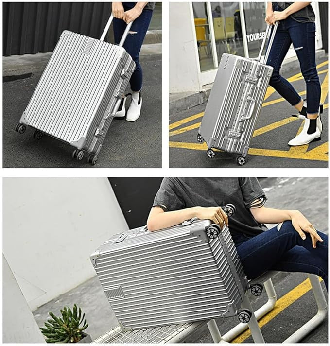 GREENWICH 100% aluminum suitcase 66.5cm aluminum