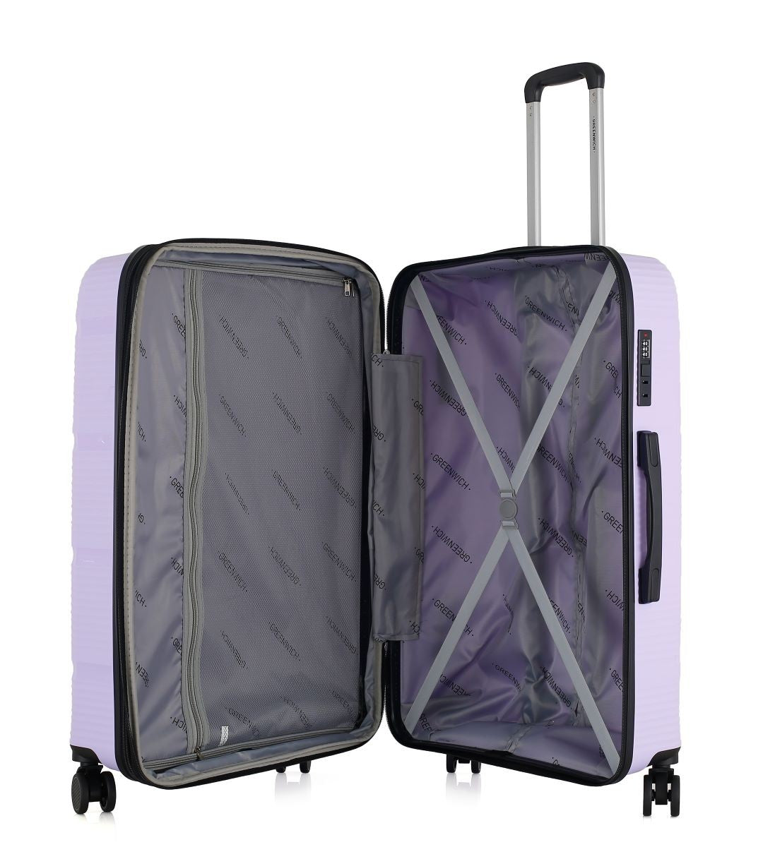 GREENWICH Havana extendable polypropylene suitcases set