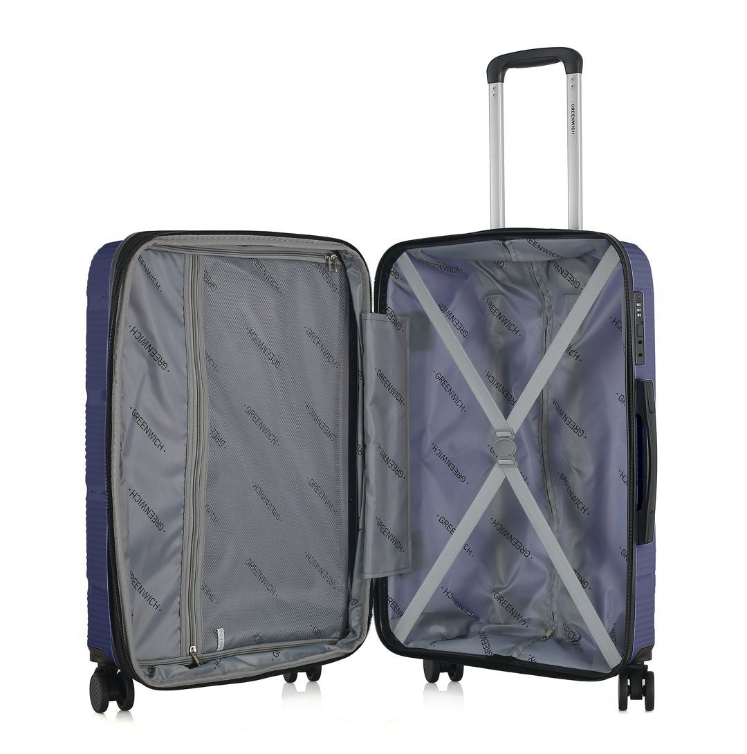 GREENWICH Havana extendable polypropylene suitcases set