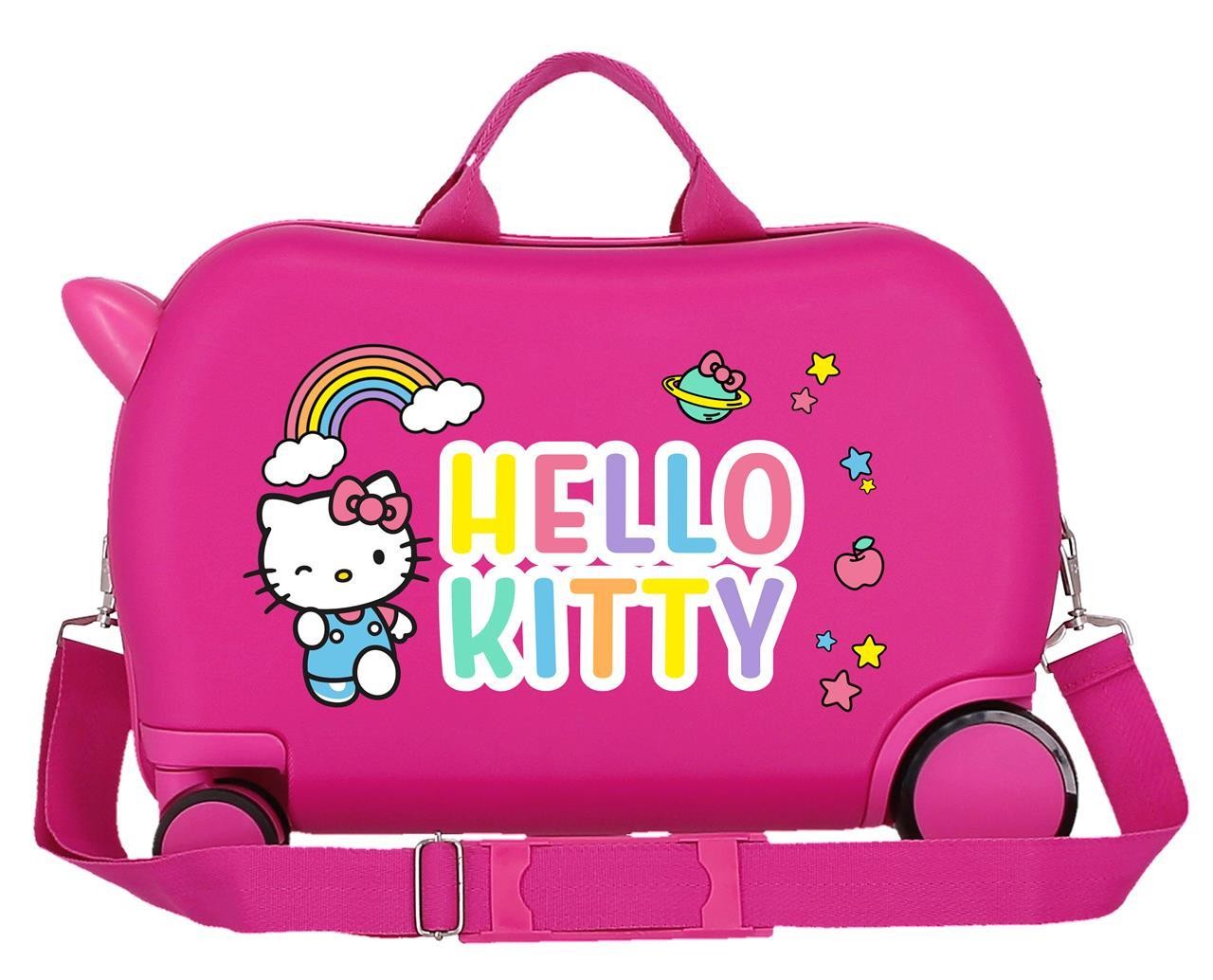 2151022 MALETA INF.ABS 4R.(2 MULTI.) 45CM.HELLO KITTY YOU RE