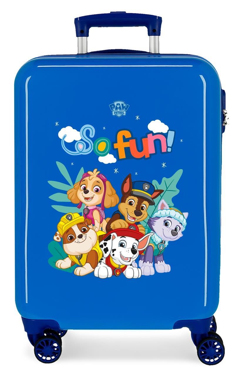 2191724 Trolley ABS 55CM.4R. Paw Patrol zo leuk blauw