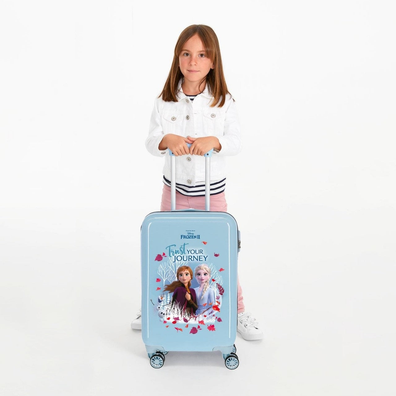 MALETA DE CABINA FROZEN TRUST YOUR JOURNEY RÍGIDA 55CM Azul 1