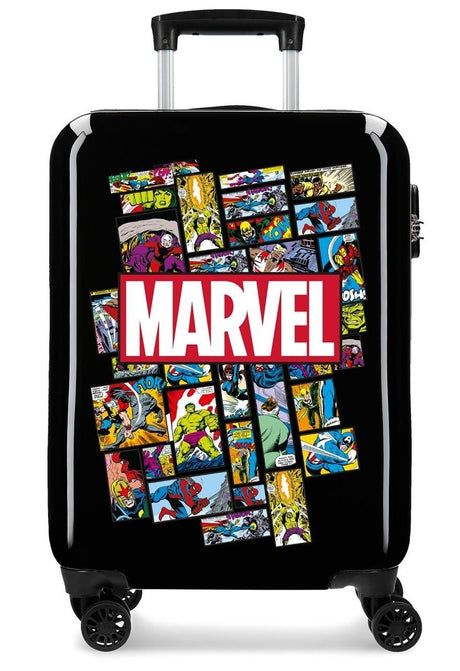 Valise cabine COMIQUE MARVEL 55 cm rigide noir