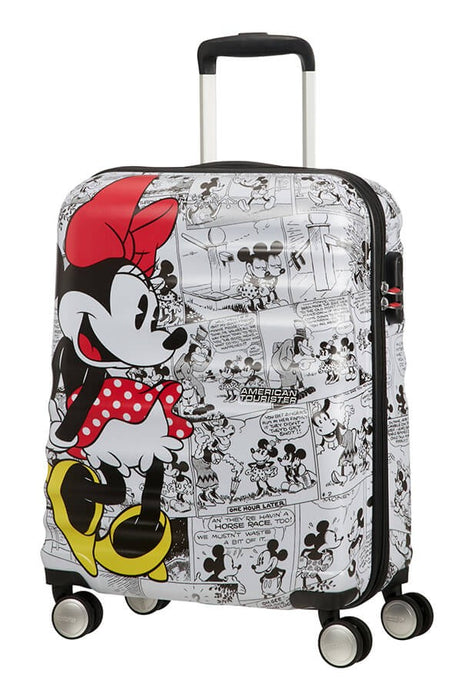 Cabin suitcase Minnie Comics White Wavebreaker from American Tourister