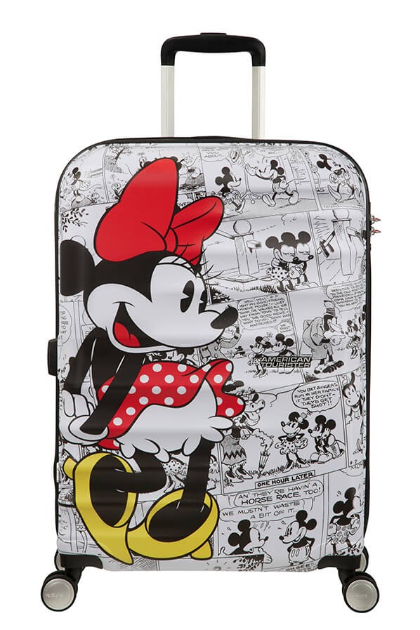 Median suitcase Minnie Comics White Wavebreaker by American Toursiter