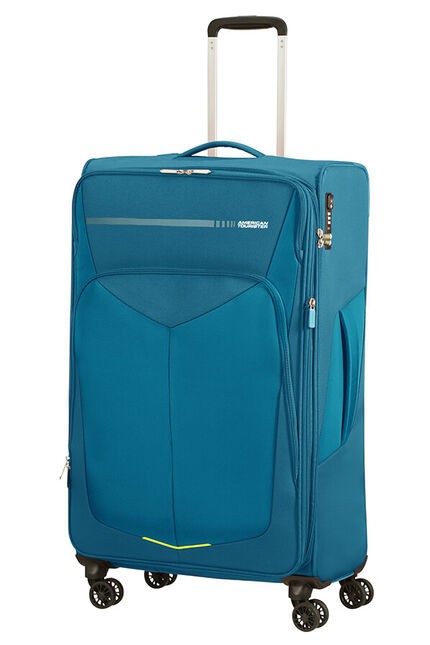 Summerfunk's extensible large suitcase of American Tourister