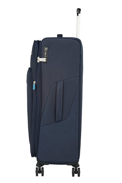 Summerfunk's extensible large suitcase of American Tourister