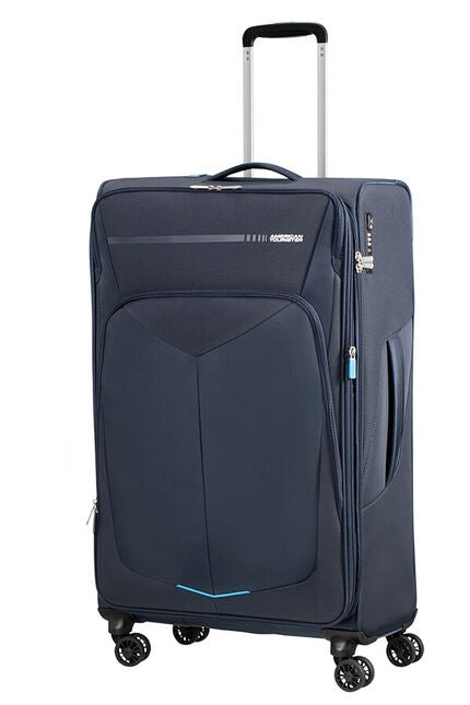 Summerfunk's extensible large suitcase of American Tourister