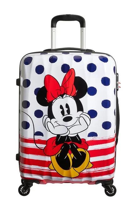 Median suitcase 65cm Minnie Blue Dots DISNEY Legends