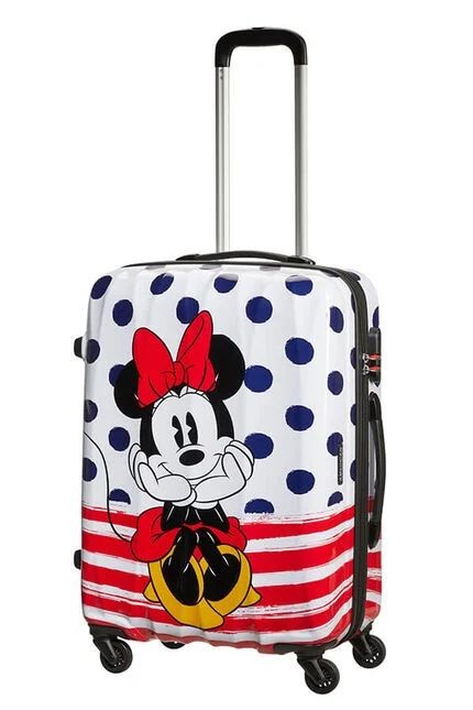 Median suitcase 65cm Minnie Blue Dots DISNEY Legends