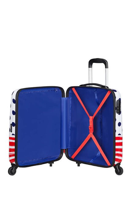 Cabin suitcase 55cm Mickey Blue Dots DISNEY Legends of AMERICAN TOURISTER