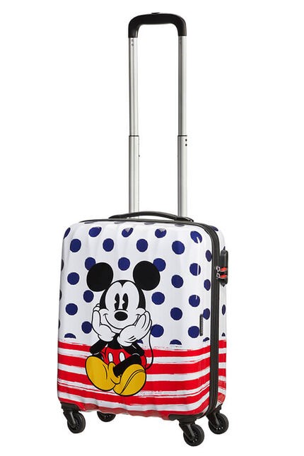 Cabin suitcase 55cm Mickey Blue Dots DISNEY Legends of AMERICAN TOURISTER