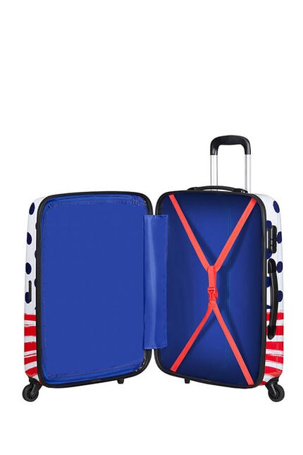 Median suitcase 65cm Mickey Blue Dots DISNEY Legends of AMERICAN TOURISTER