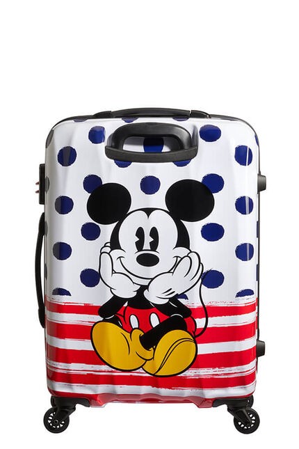 Median suitcase 65cm Mickey Blue Dots DISNEY Legends of AMERICAN TOURISTER