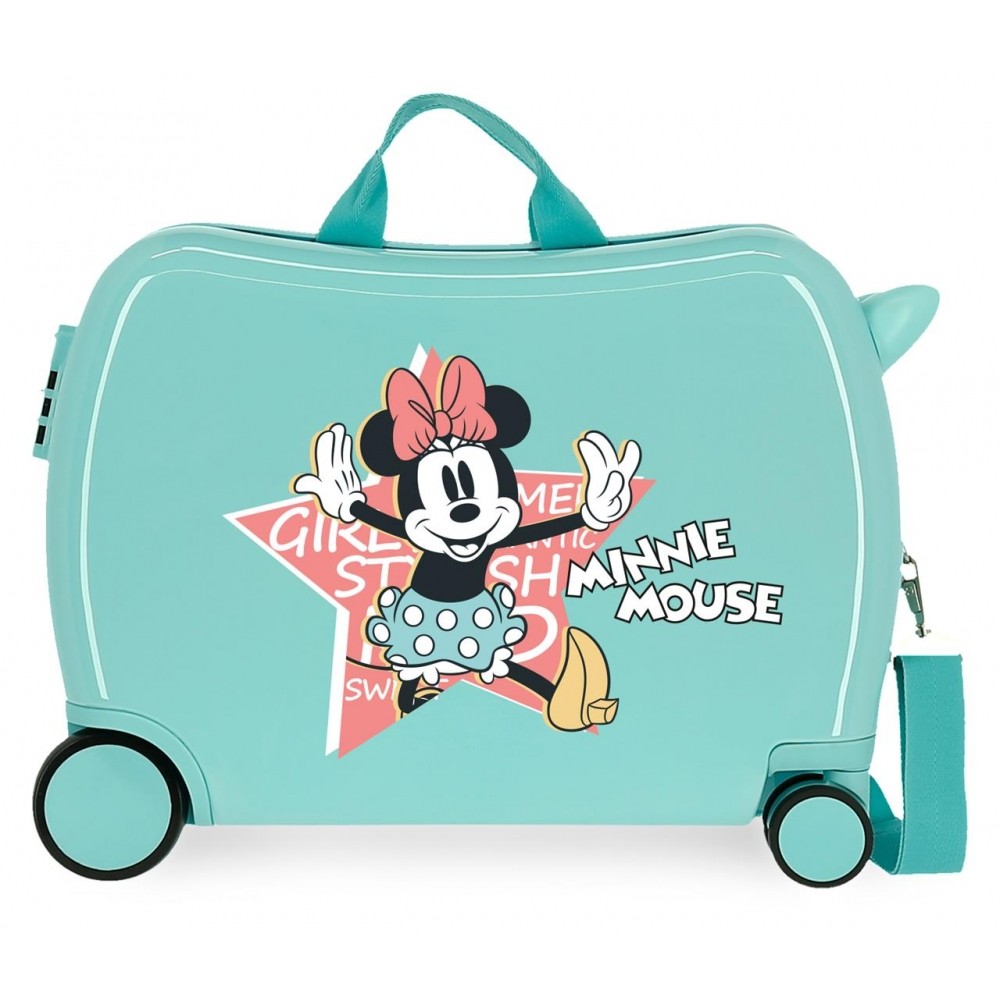 Maleta infantil Minnie Verde