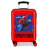 Cabin suitcase Spiderman Street rigid in red