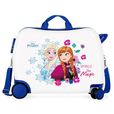 Children's suitcase 2 multidirectional wheels Sparkle Frozen