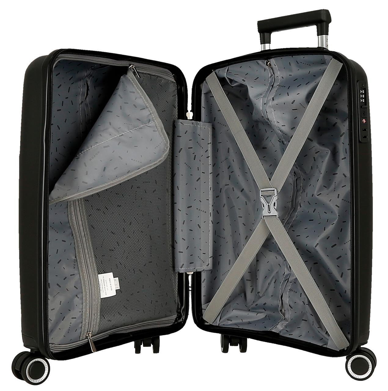 5329121 Trolley S. 55Cm.4r.Movom Inari Black