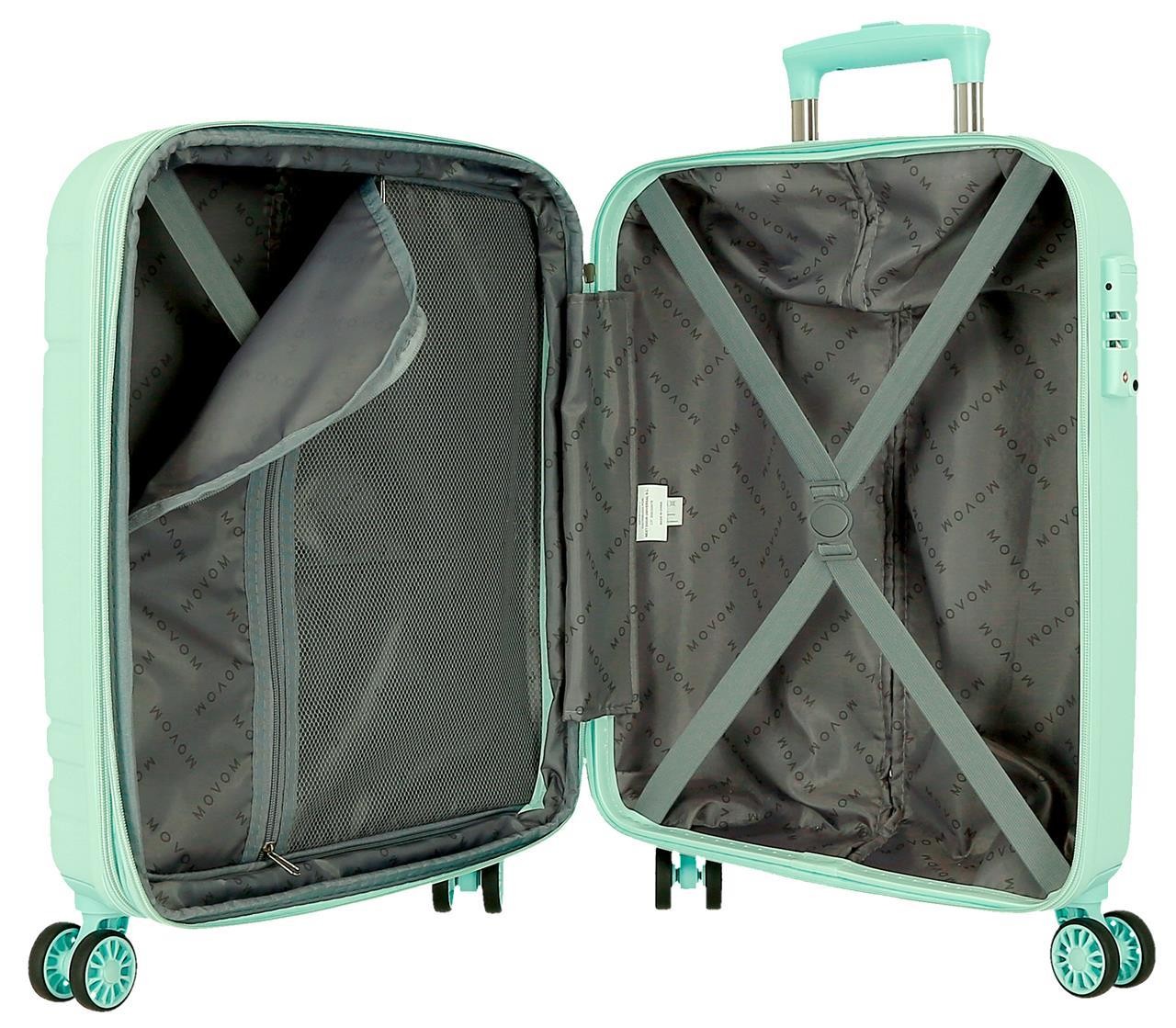 598866b Trolley ABS 55CM.4R.C/Exp.Movom Galaxy Blue Blau