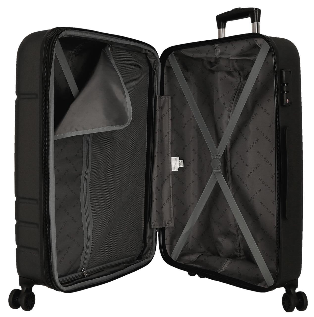 598936a Trolley ABS 78cm.4r.Movom Galaxy Black