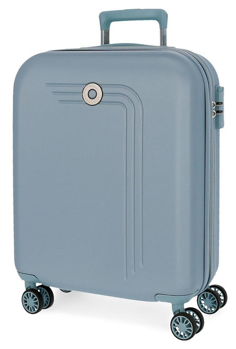 5998663 Trolley ABS 55CM.4R.C/Exp.Movom Riga Blau