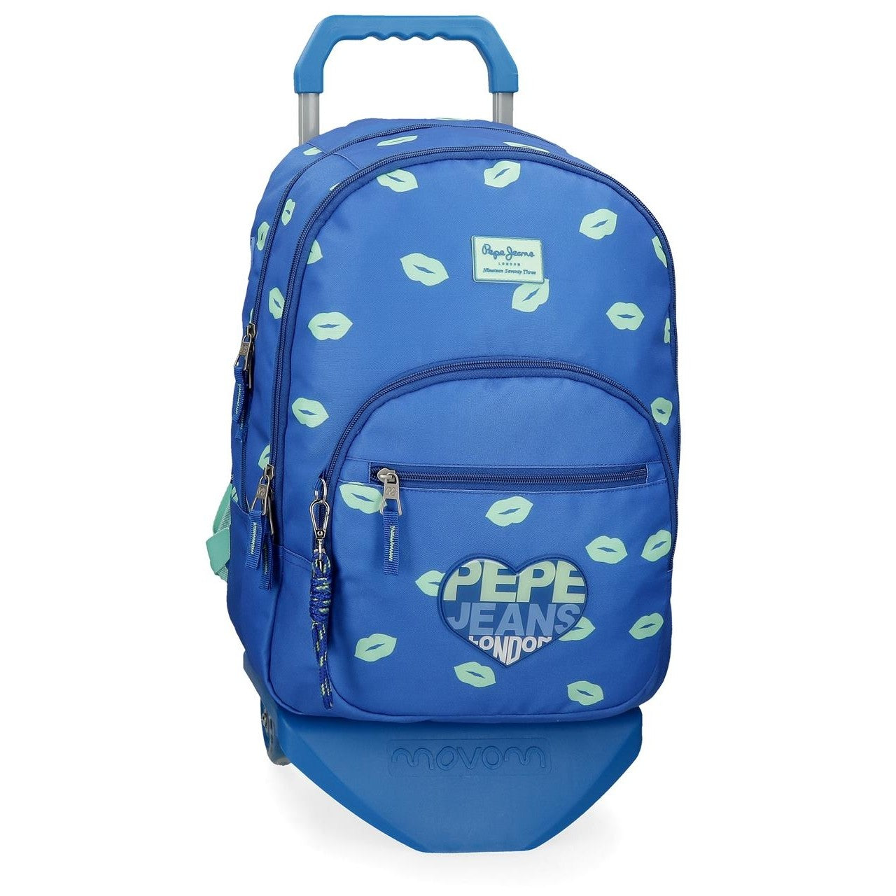 BACKPACK PEPE JEANS Double zipper ruth with car