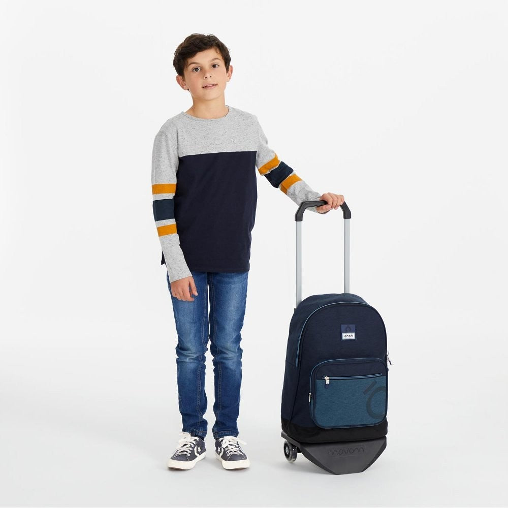 Portaring backpack with Blue Enso Car