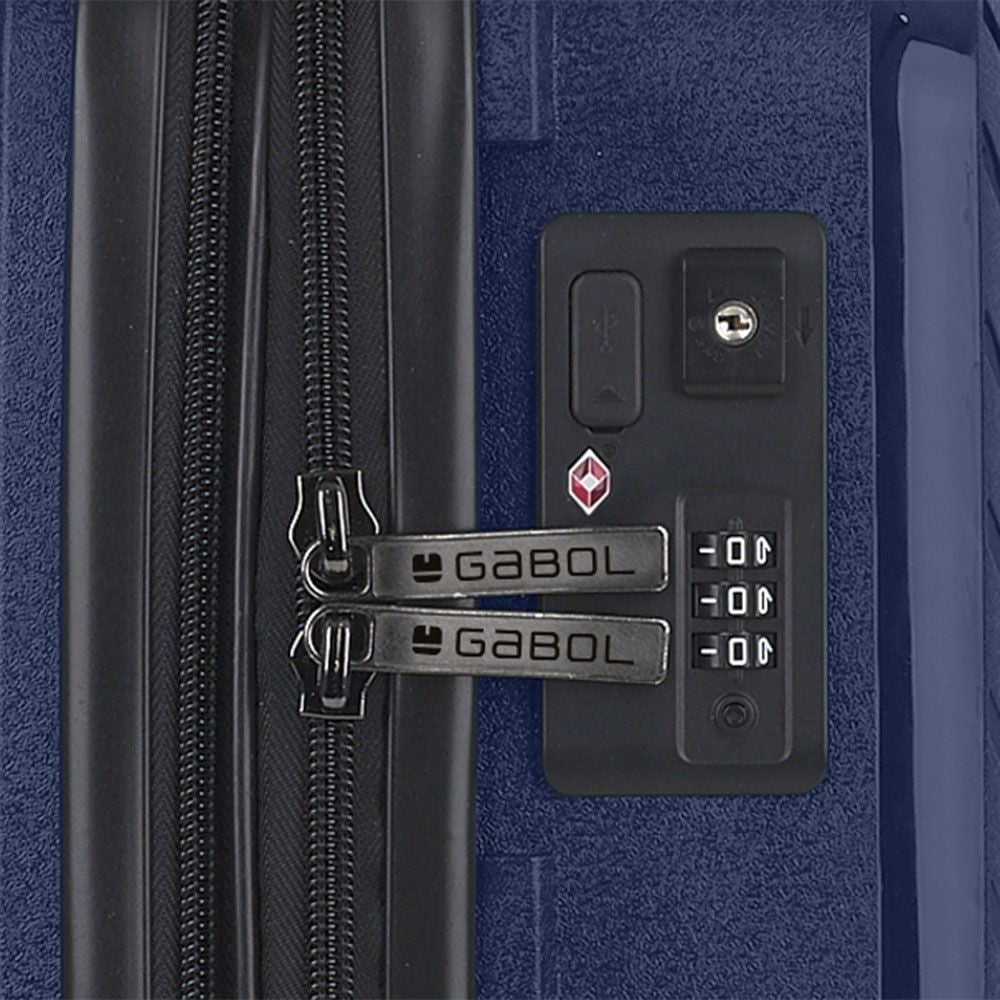 Cabin suitcase Osaka with USB and TSA