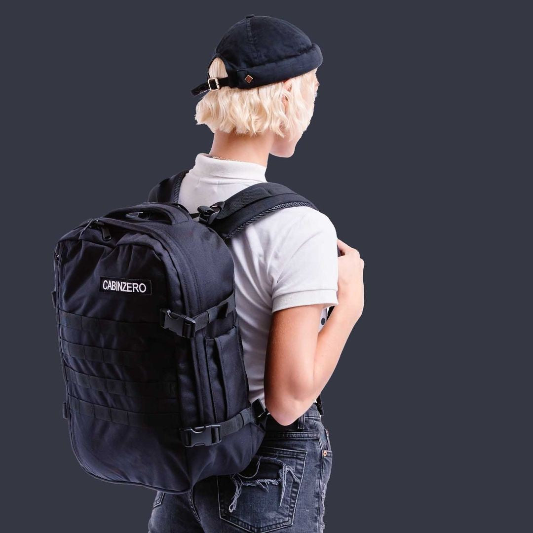 MOCHILA MILITARY 28L DE CABINZERO - ABSOLUT BLACK