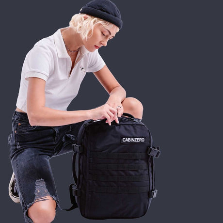 Military Backpack 28l Cabinzero - Absolut Black