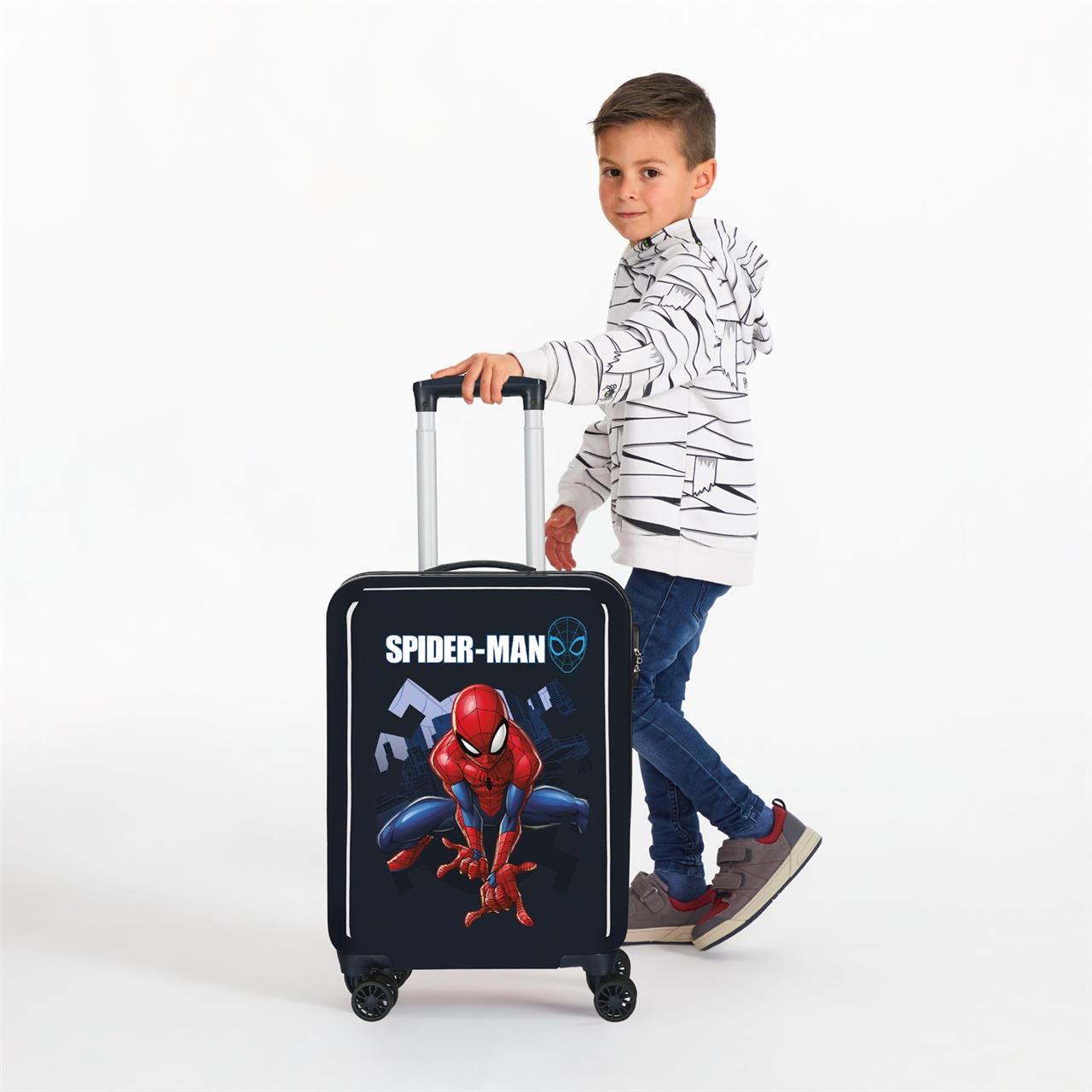 Cabin suitcase Spiderman Rigid Action 55cm