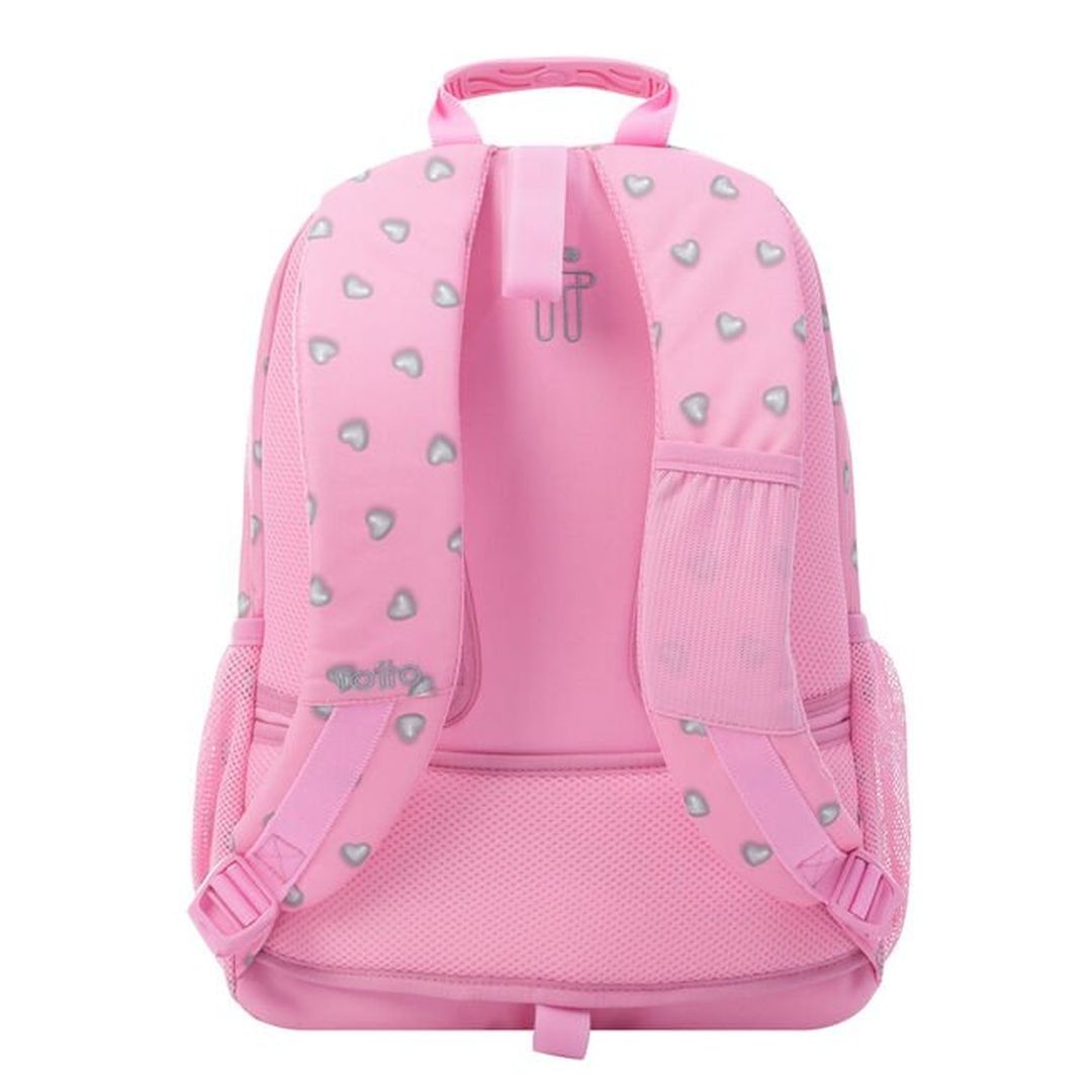 School backpack Totto Adaptable to Road Autuareles- 7iu Hearts