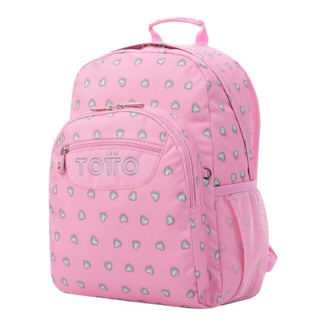 School backpack Totto Adaptable to Road Autuareles- 7iu Hearts