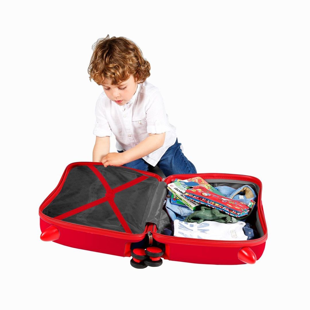 Children's suitcase 2 multidirectional wheels Circle Mickey