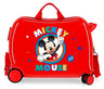 Children's suitcase 2 multidirectional wheels Circle Mickey