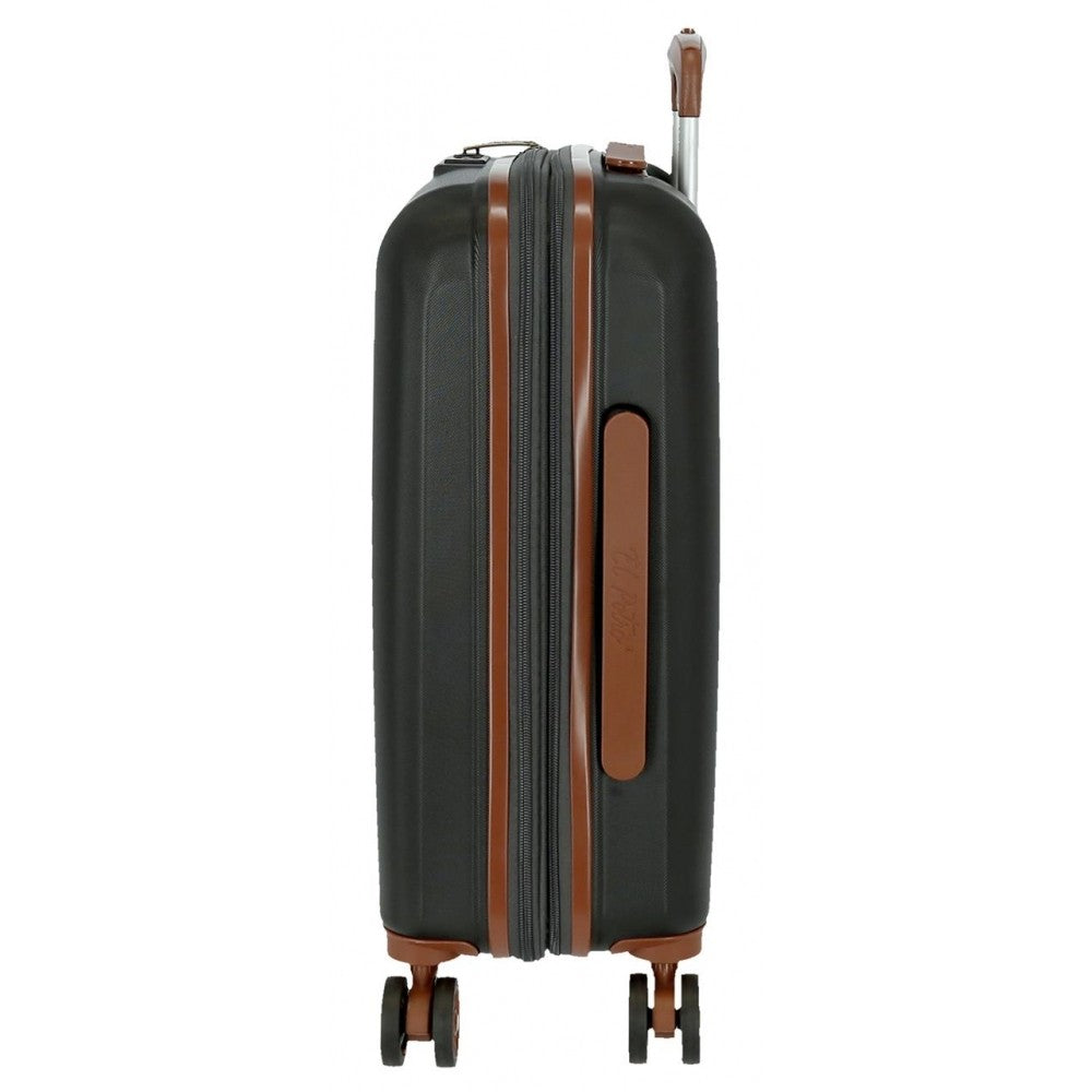 Valise cabine Le potro extensible gris