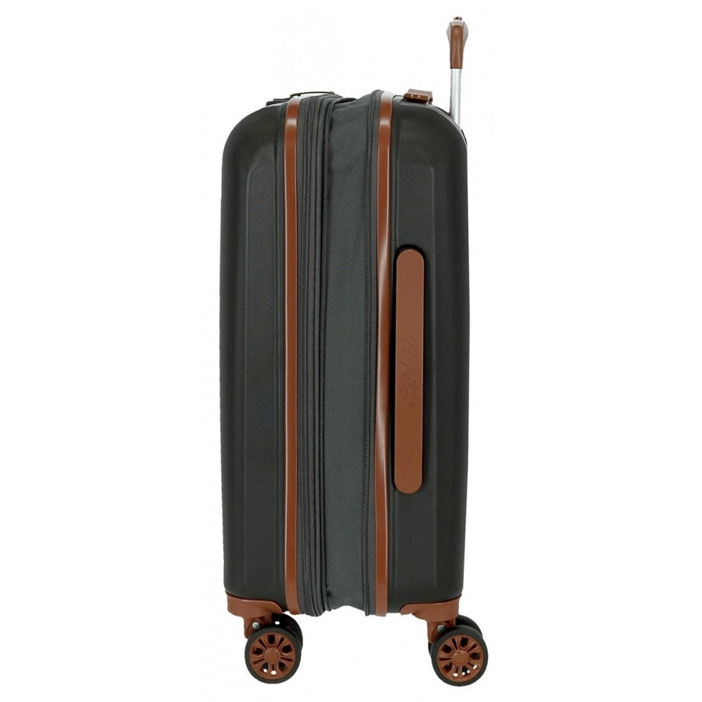 Valise cabine Le potro extensible gris