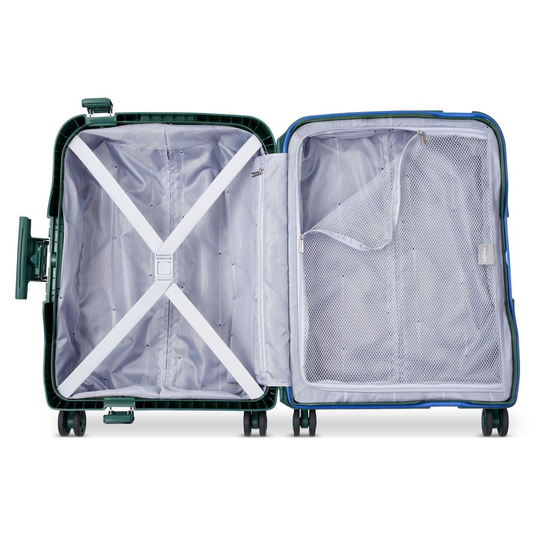 Cabin trolley DELSEY MONCY SLIM RECYCLED MATERIAL WITH TSA 55CM